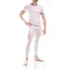 synthetisched Latex Shirt, synthetischer rubber, weißes wasserdichtes Netz-Gummi Shirt
