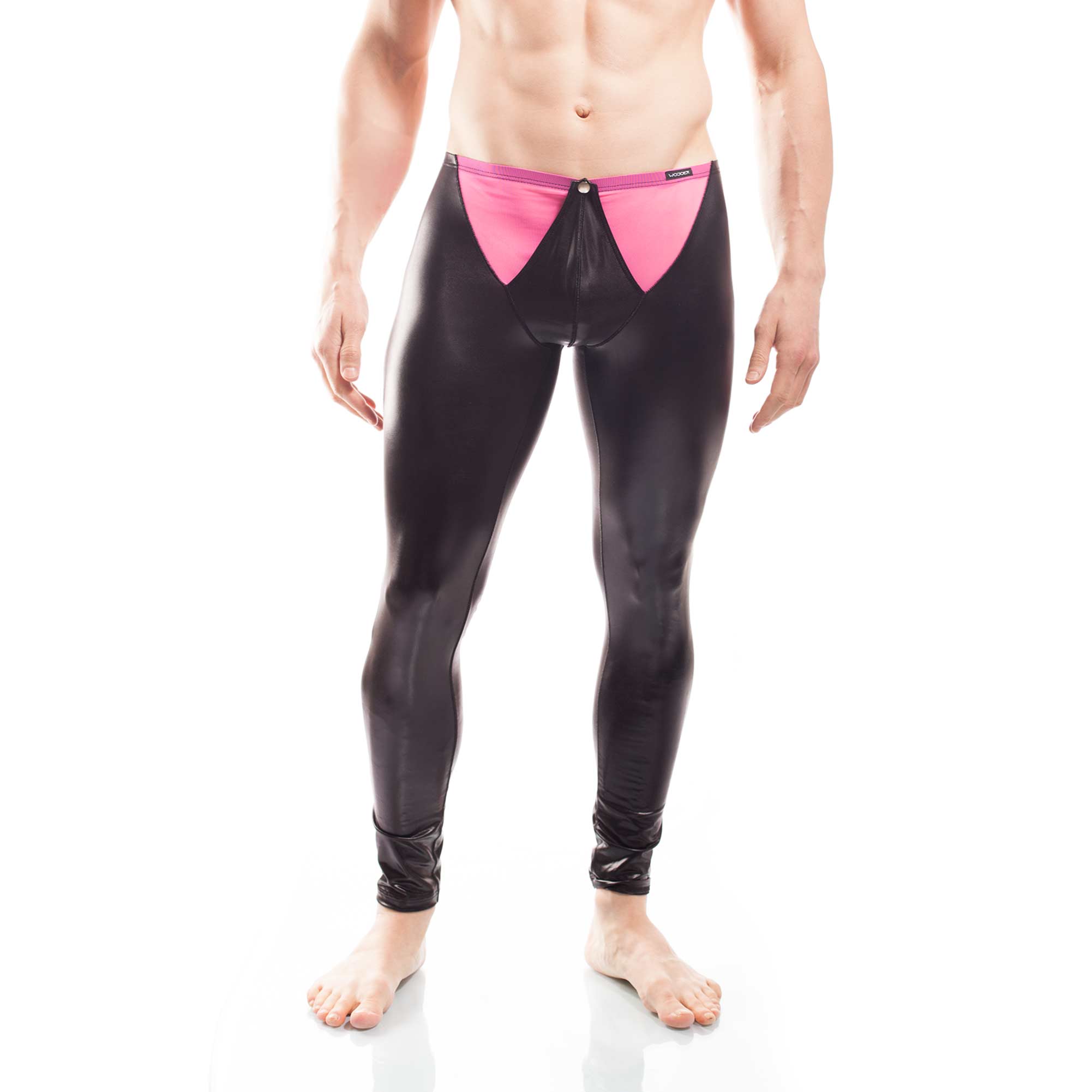 The Pink Panther Leggings 329W415 belongs to the Wojoer LIVE products. Production on order only. So we can respond to customer requests individually.
Size
Available in sizes S, M, L, XL
Material composition
Wet material: 60% polyurethane,  3% elasthane 37%polyester

powernet: 94% Polyester, 6% elasthane
Particularities
LIVE-Produkt…