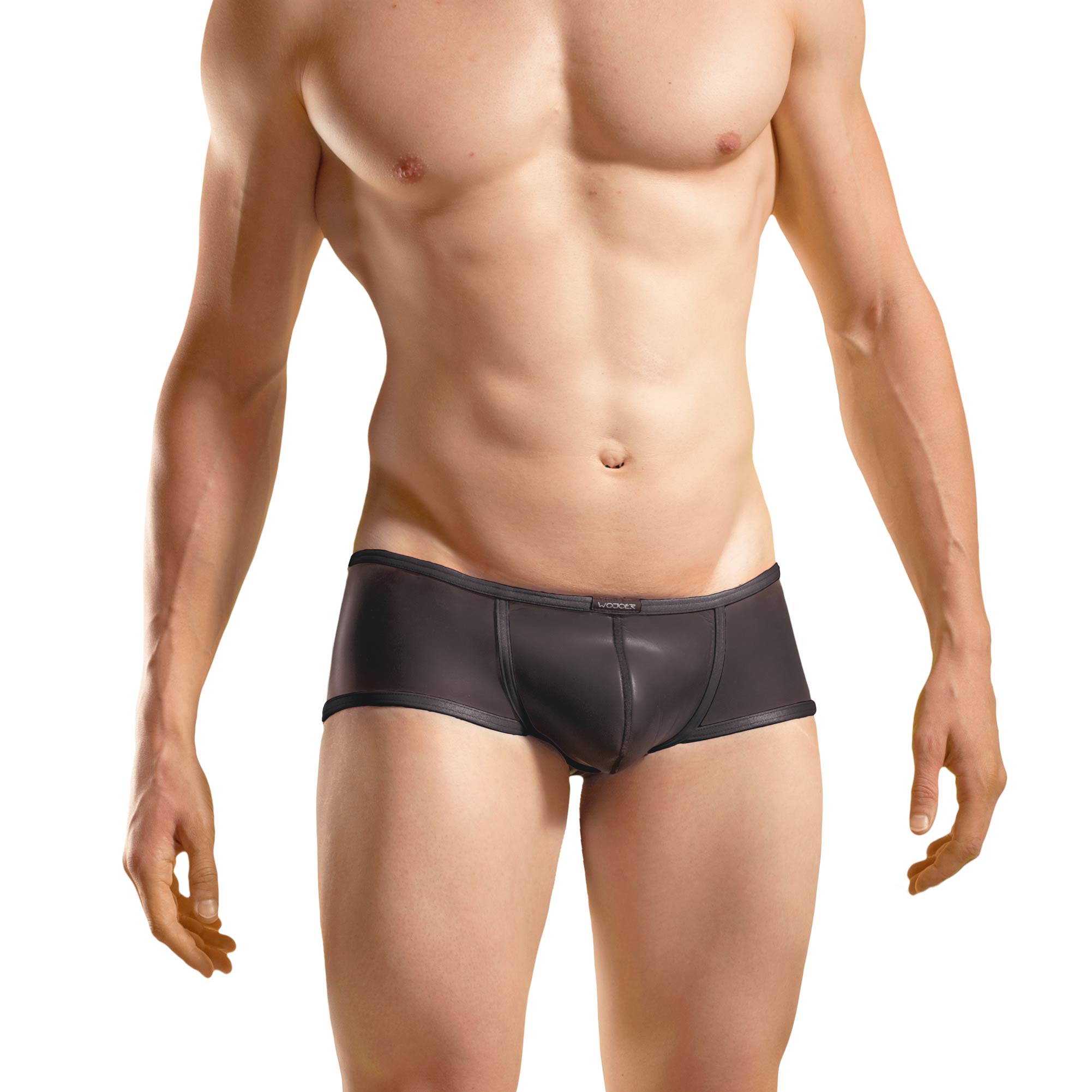 neopren hipster boxershorts swim trunks Badehose schwarz WOJOER